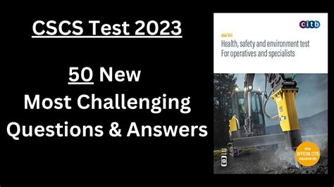 cscs labourer practice test|FREE CSCS Practice Test 2023 .